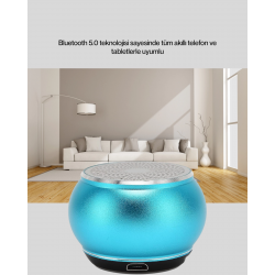 Mey İthalat® Mini Bluetooth Speaker | Uzun Pil Ömrü, Şık ve Hafif Tasarım