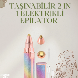 Mey İthalat® Mini Elektrikli Epilatör Cihazı – USB Şarjlı, Acısız Yüz ve Kaş Bakım Aleti