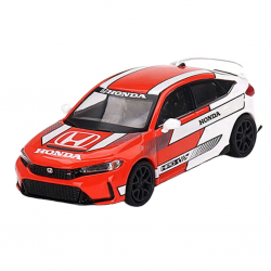 Mey İthalat® NessiWorld Gt 1/64 Honda Civic TYPE R 2023 Pace Car Red