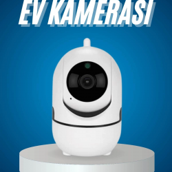 Mey İthalat® Mini IP Kamera Hareketli Güvenlik Kamerası Kablosuz Wifi Kamera Mikrofonlu