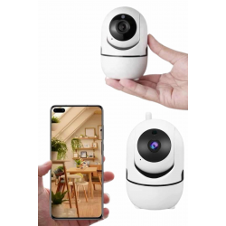 Mey İthalat® Mini IP Kamera Hareketli Güvenlik Kamerası Kablosuz Wifi Kamera Mikrofonlu