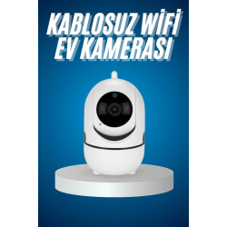 Mey İthalat® Mini IP Kamera Hareketli Güvenlik Kamerası Kablosuz Wifi Kamera Mikrofonlu
