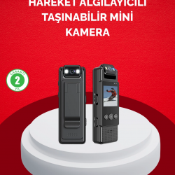 Mey İthalat® Mini Kamera 1080P Full HD Taşınabilir Güvenlik ve Kayıt Cihazı