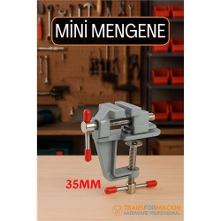 Mey İthalat®  Mini Mengene 35 mm Mini Masa Mengenesi  - Mini Hobi Mengenesi