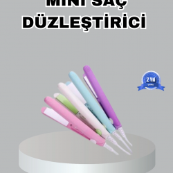 Mey İthalat® Mini Seramik Saç Düzleştirici – Kompakt Boy, 180°C Hızlı Isınma, Seyahat Tipi