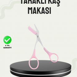 Mey İthalat® Mini Taraklı Kaş Düzeltici – Hassas Şekillendirme ve Taşınabilir Tasarım