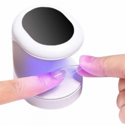 Mey İthalat® Mini Taşınabilir Kalıcı Oje Jel Tırnak Kurutucu Fototerapi Makinesi