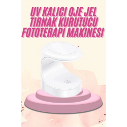 Mey İthalat® Mini Taşınabilir Kalıcı Oje Jel Tırnak Kurutucu Fototerapi Makinesi