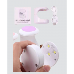 Mey İthalat® Mini Tırnak Kurutucu – Hızlı Kurutma İçin UVLED Işık Teknolojisi