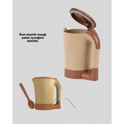 Mey İthalat® Mini Türk Kahvesi Makinesi Kettle Fonksiyonlu