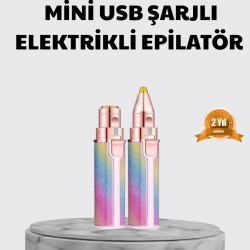 Mey İthalat® Mini Yüz ve Kaş Epilatörü – 8000 RPM Güçlü Motor ve Paslanmaz Çelik Başlık