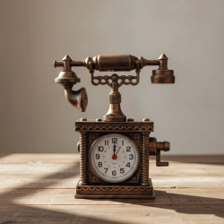 Mey İthalat® Minimal Tasarımlı Masa Saati Alarm Özellikli Şık Model