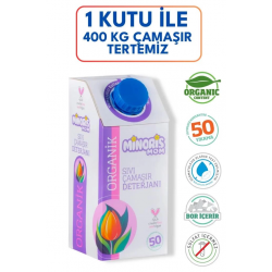 Mey İthalat®  MOM Organik Sıvı Çamaşır Deterjanı 1 Lt 50 Yıkama