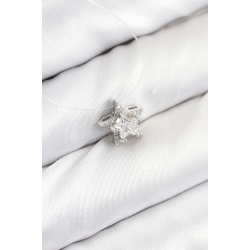 Mey İthalat® Misineli Yıldız Model Gümüş Renk Hayalet Kolye