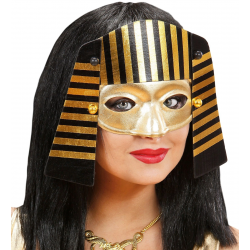 Mey İthalat® Mısırlı Maskesi Lastik Aparatlı Firavun Maskesi 21x23 cm