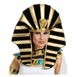 Mey İthalat® Mısırlı Tutankamon Şapkası Kobra Yılan Figürlü