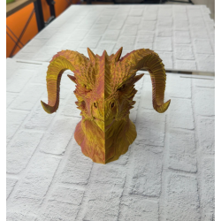 Mey İthalat® Mitolojik Gold Ejderha Biblo Fantastik Koleksiyon Ürünü