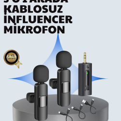 Mey İthalat® Mobil Uyumlu Mikrofon - Dış Mekân İçin İdeal