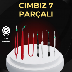 Mey İthalat® Model Yapımı ve Anakart Tamiri İçin Hassas 7’li Cımbız Seti