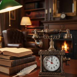 Mey İthalat® Modern Tasarımlı Çalar Saat Dekoratif ve İşlevsel Masa Saati