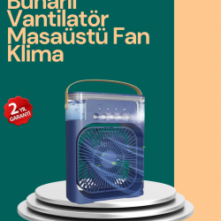 Mey İthalat® Modern Tasarımlı Kompakt ve Güçlü Hava Üfleyen Fan