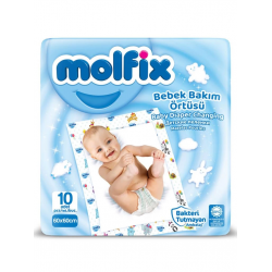 Mey İthalat®   Bebek Bakım Örtüsü 60x60 10 Adet
