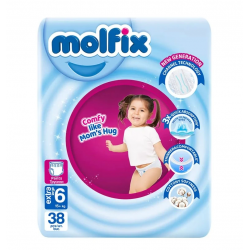 Mey İthalat®   Külot Bez Jumbo Paket 6 Beden 15+ Kg 38 Adet