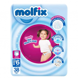 Mey İthalat®   Külot Bez Jumbo Paket 6 Beden 15+ Kg 38 Adet