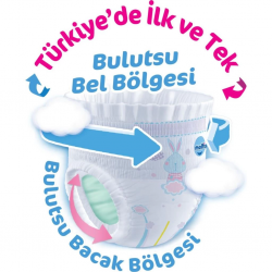 Mey İthalat®   Külot Bez Ultra Fırsat Paketi 4 Beden 9-14 Kg 86 Adet