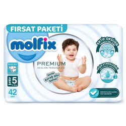Mey İthalat®   Premium Bebek Bezi Fırsat Paketi 5 Beden 11-18 Kg 42 Adet