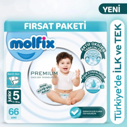 Mey İthalat®   Premium Bebek Bezi Ultra Fırsat Paketi 5 Beden 11-18 Kg 66 Adet
