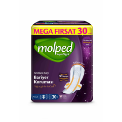 Mey İthalat®   SüperNight Gece Mega Ped 30 Adet