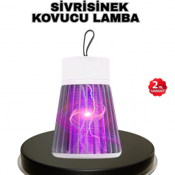 Mey İthalat® Mor Işıklı Şarjlı Böcek Öldürücü Lamba – Ev, Balkon ve Kamp Kullanımına Uygun