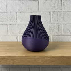 Mey İthalat® MOR VAZO ÇİZGİLİ