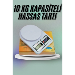 Mey İthalat® Mutfak Tartısı Dijital Göstergeli Hassas Tartı 10 Kg Kapasiteli