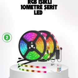 Mey İthalat® Müziğe Duyarlı Renkli Smart Şerit LED Işık USB Bağlantılı Ambiyans Aydınlatma