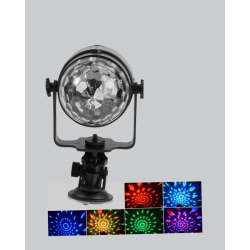 Mey İthalat® Müzik Ritmine Duyarlı Renkli Disko Topu – 7 Modlu Işıklı Parti Lambası