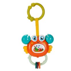 Mey İthalat® Müzikli ve Işıklı Çıngıraklı Yengeç Puset Oyuncağı