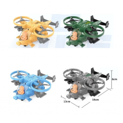 Mey İthalat® MXT-3616 Sürtmeli Askeri Helikopter -Vardem Oyuncak