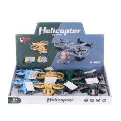 Mey İthalat® MXT-3616 Sürtmeli Askeri Helikopter -Vardem Oyuncak