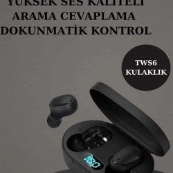 Mey İthalat® Nabız Ölçer Hediye Bileklikli Akıllı Saat ve Dijital Göstergeli Bluetooth Kulaklık Çoklu Şarj Girişi
