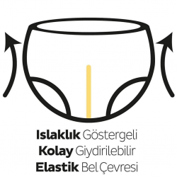 Mey İthalat®   Natural Bebek Bezi 2'Li Fırsat Paketi 6 Beden 46 Adet