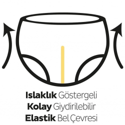 Mey İthalat®   Natural Bebek Bezi Fırsat Paketi 1 Beden 2-5 Kg 50 Adet