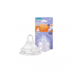 Mey İthalat®   Natural Wave Biberon Emziği Hızlı Akış 2'Li