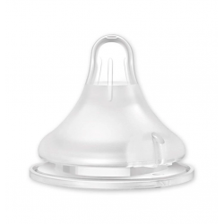 Mey İthalat®   Natural Wave Biberon Emziği Hızlı Akış 2'Li