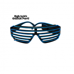 Mey İthalat® NEON GÖZLÜK MAVİ