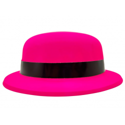 Mey İthalat® Neon Partisi Pembe Renk Melon Plastik Parti Şapkası