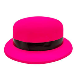 Mey İthalat® Neon Partisi Pembe Renk Melon Plastik Parti Şapkası