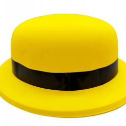 Mey İthalat® Neon Partisi Sarı Renk Melon Plastik Parti Şapkası