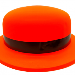 Mey İthalat® Neon Partisi Turuncu Renk Melon Plastik Parti Şapkası